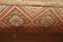 Painéis coloridos no templo da Huaca de La Luna, em Trujillo - Peru